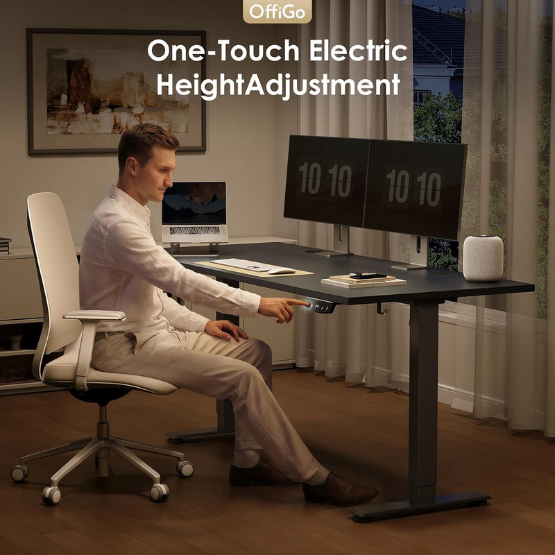 Desk Height Adjustable with 2 Memory Presets