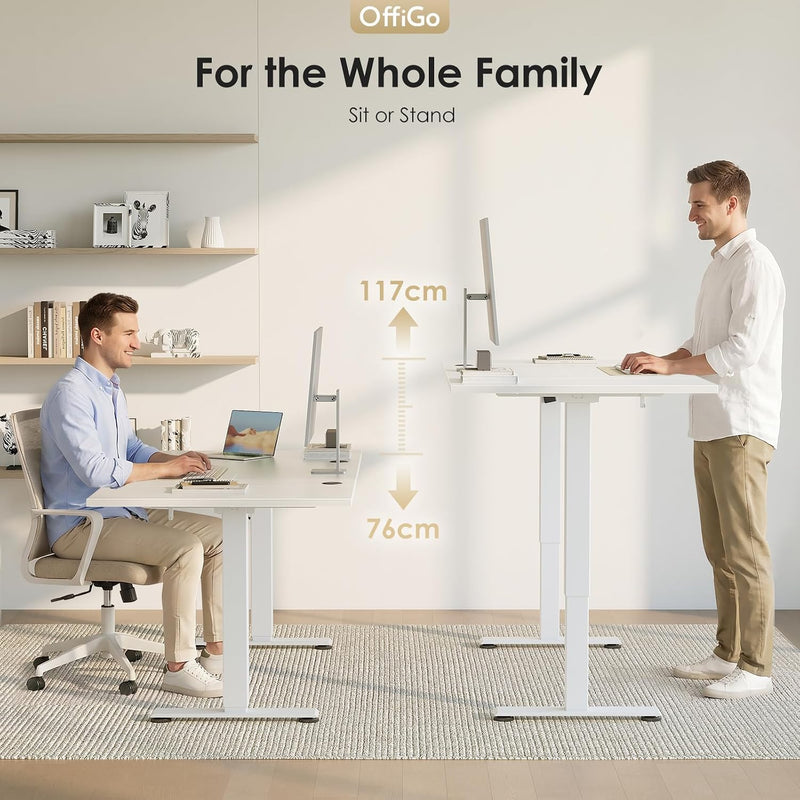 Desk Height Adjustable with 2 Memory Presets