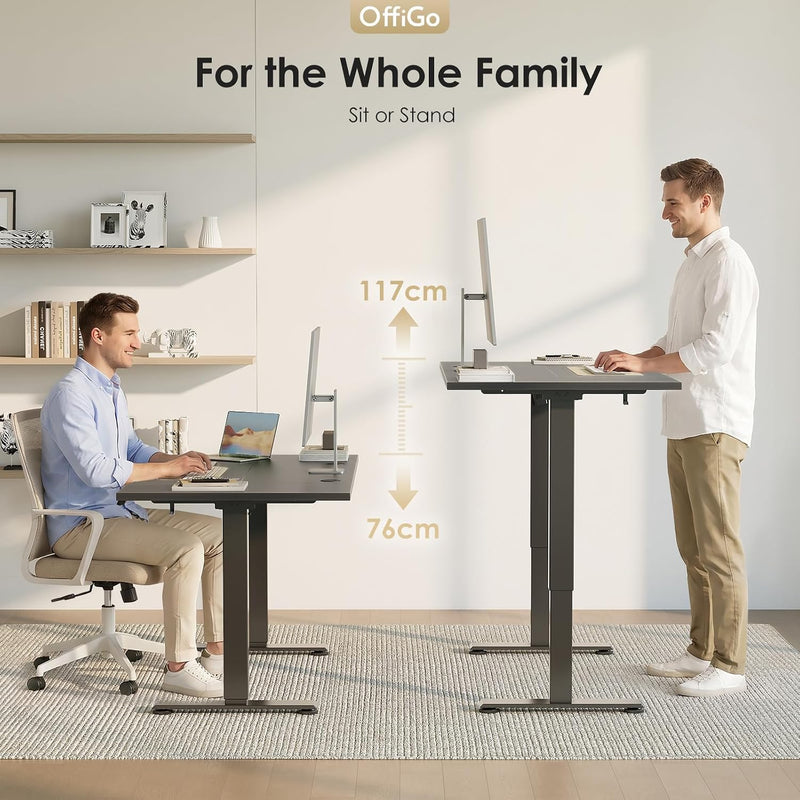 Desk Height Adjustable with 2 Memory Presets