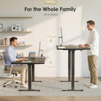 Desk Height Adjustable with 2 Memory Presets