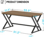 Desk Industrial Wood Home Office Computer for Bedroom