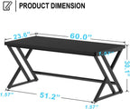 Desk Industrial Wood Home Office Computer for Bedroom