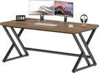 Desk Industrial Wood Home Office Computer for Bedroom