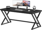 Desk Industrial Wood Home Office Computer for Bedroom