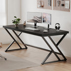 Desk Industrial Wood Home Office Computer for Bedroom