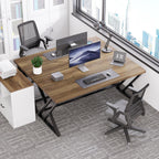 Desk Industrial Wood Home Office Computer for Bedroom
