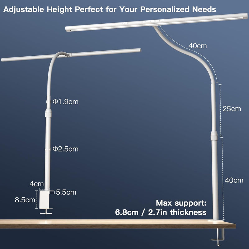 Desk Lamp 31.5 Inch Light for Home Office