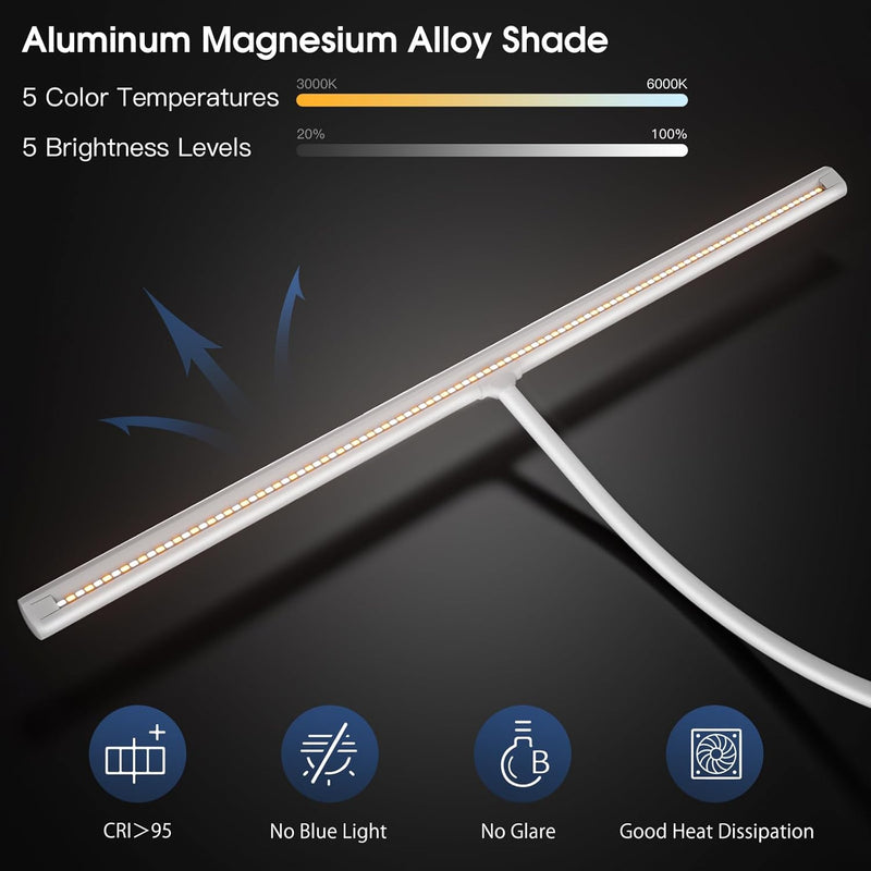 Desk Lamp 31.5 Inch Light for Home Office