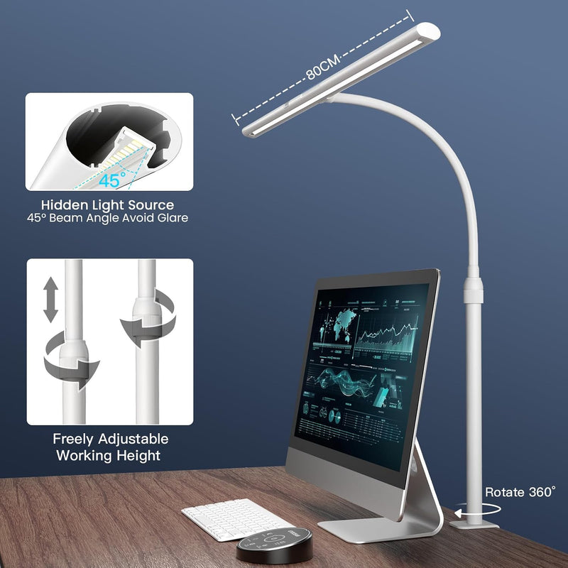 Desk Lamp 31.5 Inch Light for Home Office
