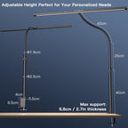 Desk Lamp 31.5" LED for Home Office Gesture