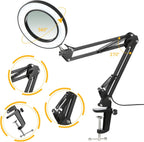 Desk Lamp with Clamp 8x Magnifier Lamps 3