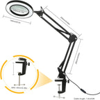 Desk Lamp with Clamp 8x Magnifier Lamps 3