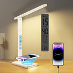 Desk Lamp with Wireless Charger USB Charging Port