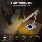 Desk Lamp with Wireless Charger USB Charging Port