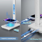 Desk Lamp with Wireless Charger USB Charging Port