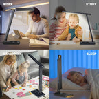 Desk Lamp with Wireless Charger USB Charging Port
