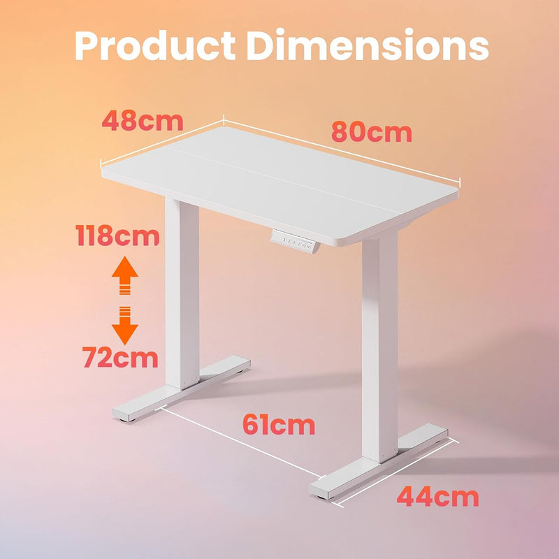 Desk Mit 4 Memory Height Settings Sit-Stand