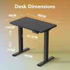 Desk Mit 4 Memory Height Settings Sit-Stand
