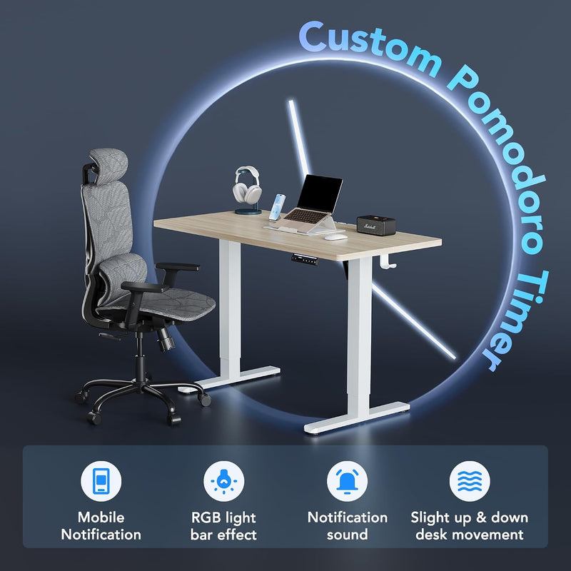 Desk Mit 4 Memory Height Settings Sit-Stand
