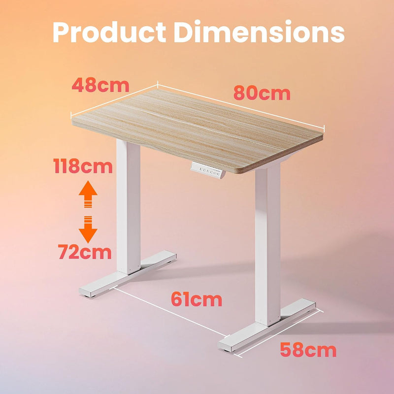 Desk Mit 4 Memory Height Settings Sit-Stand