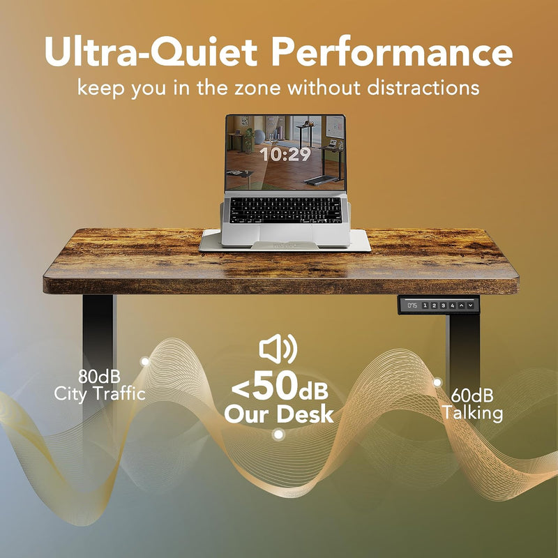Desk Mit 4 Memory Height Settings Sit-Stand