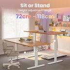 Desk Mit 4 Memory Height Settings Sit-Stand