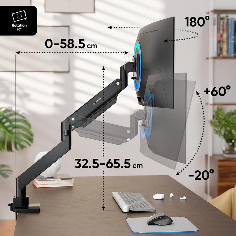 Desk Monitor Arm 17"-57" Up to 27KG