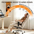 Desk Office Chair Big and Tall Fabric Executive