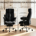 Desk Office Chair Big and Tall Fabric Executive