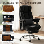 Desk Office Chair Big and Tall Fabric Executive
