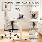 Desk Office Chair Big and Tall Fabric Executive