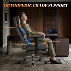Desk Office Chair Big and Tall Fabric Executive
