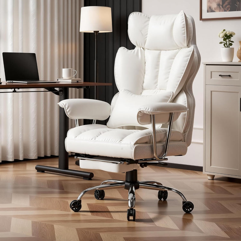 Desk Office Chair Big and Tall PU Leather