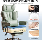 Desk Office Chair Big and Tall PU Leather