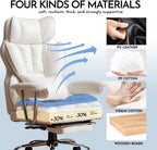 Desk Office Chair Big and Tall PU Leather