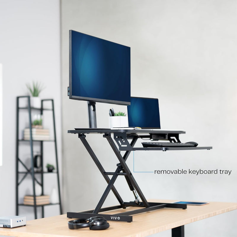 Desk Riser 80CM Standing Converter with Quick