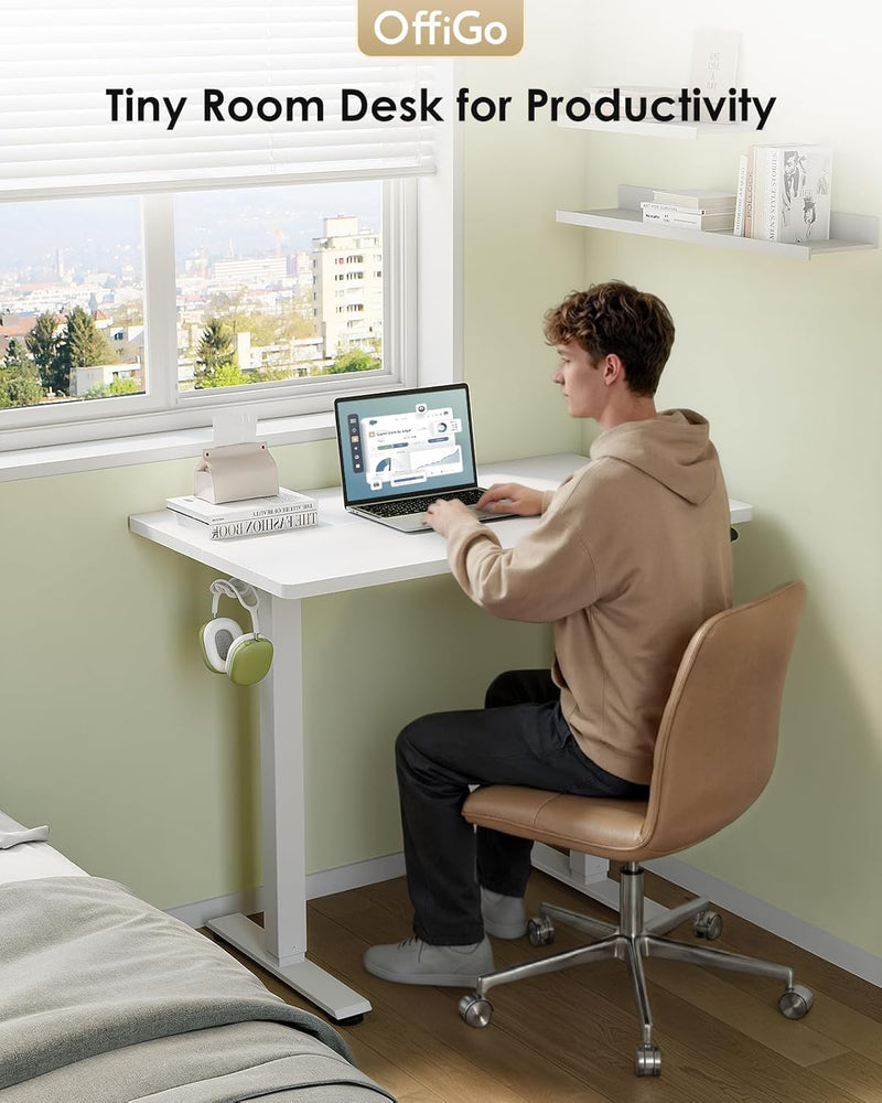 Desk Small Height Adjustable with 3 Memory Heights