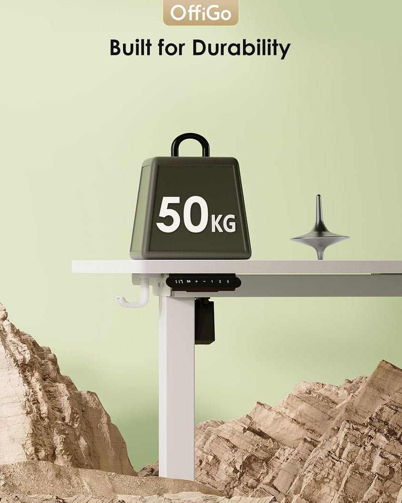 Desk Small Height Adjustable with 3 Memory Heights