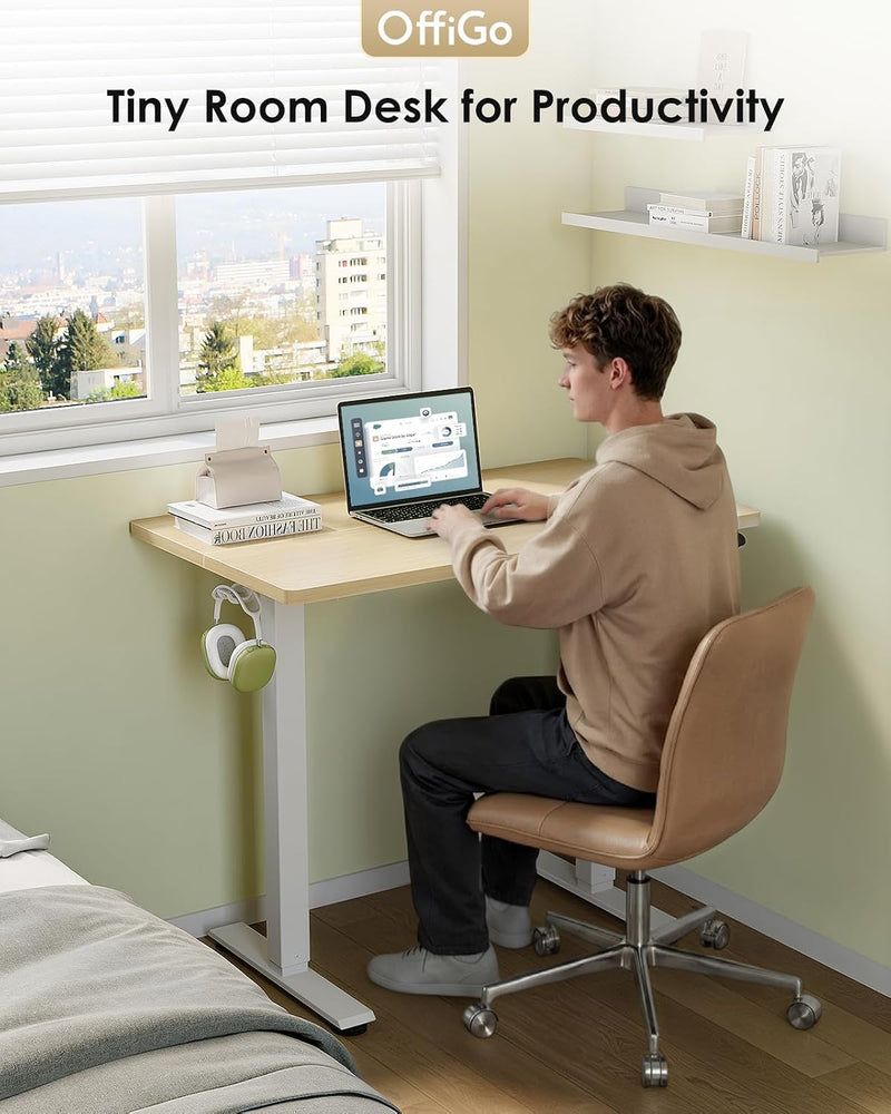 Desk Small Height Adjustable with 3 Memory Heights