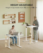 Desk Small Height Adjustable with 3 Memory Heights