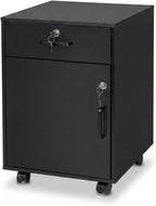 Desk Trolley with Drawer Door Filing Cabinet on