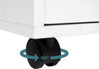 Desk Trolley with Drawer Door Filing Cabinet on