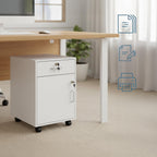 Desk Trolley with Drawer Door Filing Cabinet on