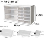 Desktop Small Parts Cabinet W 13 Clear Drawers
