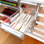 Desktop Small Parts Cabinet W 13 Clear Drawers