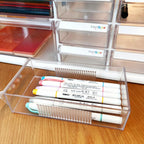 Desktop Small Parts Cabinet W 13 Clear Drawers