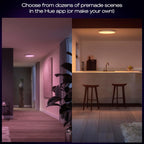 Devote Smart LED Panel and Colour Ambiance Round (1 Pack)