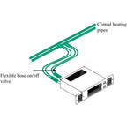 Diamond 500 Central Heating Kitchen Plinth Heater Steel