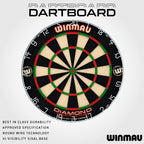 Diamond Plus Dart Board Cabinet Set Or Surround
