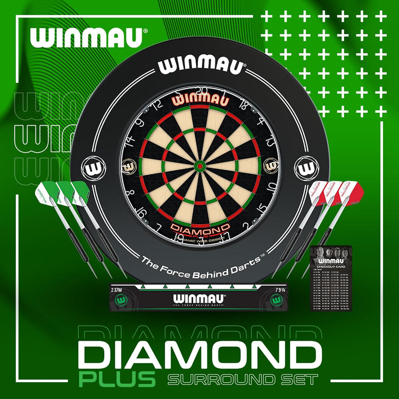 Diamond Plus Dart Board Cabinet Set Or Surround
